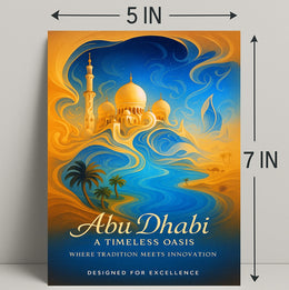 Abu Dhabi A Timeless Oasis Poster PosterGoat
