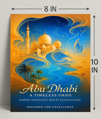 Abu Dhabi A Timeless Oasis Poster PosterGoat