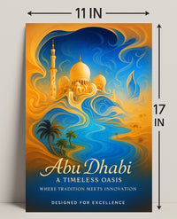 Abu Dhabi A Timeless Oasis Poster PosterGoat