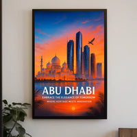 Abu Dhabi Embrace the Elegance of Tomorrow Poster PosterGoat