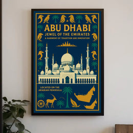 Abu Dhabi Jewel Of The Emirates Poster PosterGoat