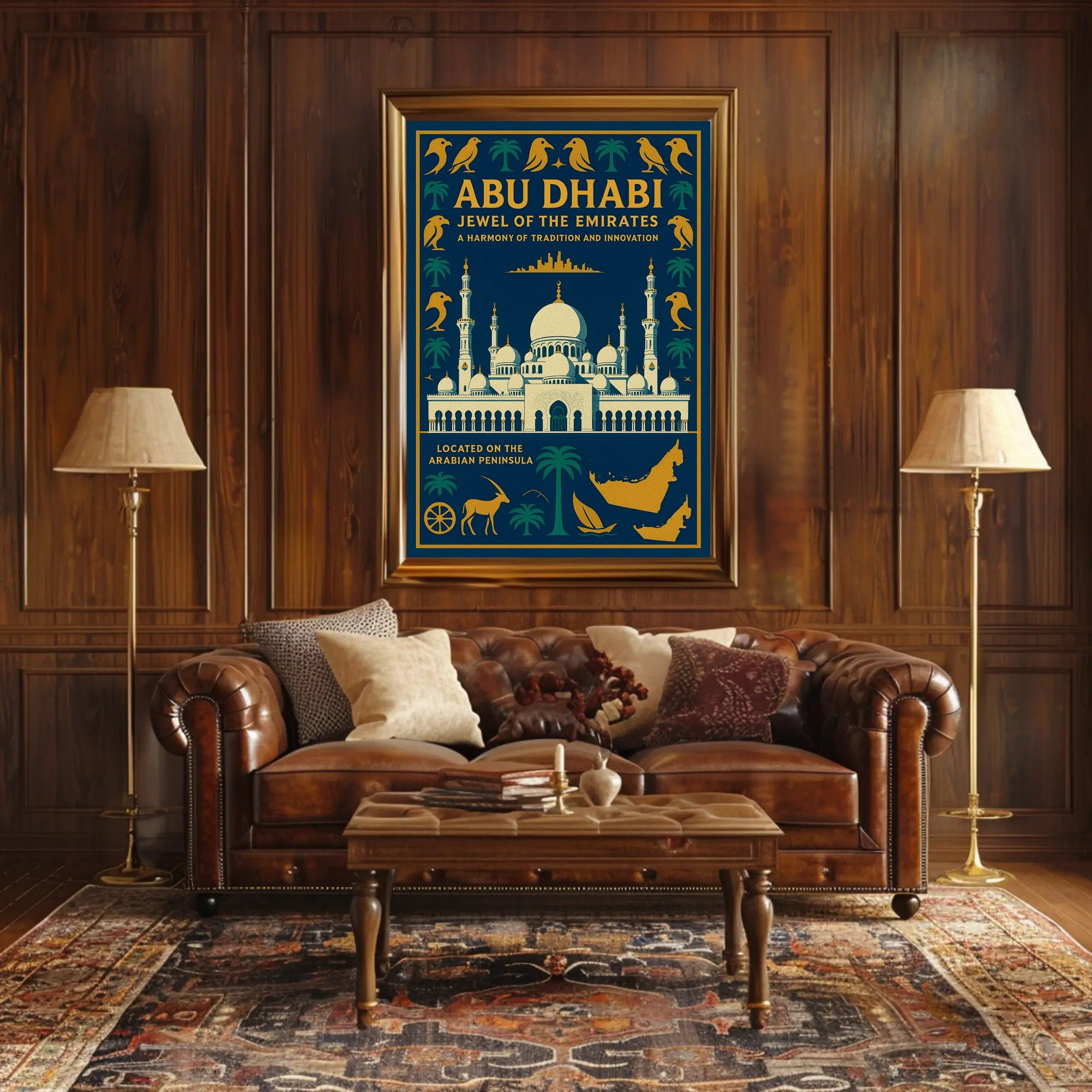 Abu Dhabi Jewel Of The Emirates Poster PosterGoat