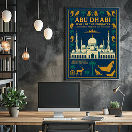 Abu Dhabi Jewel Of The Emirates Poster PosterGoat