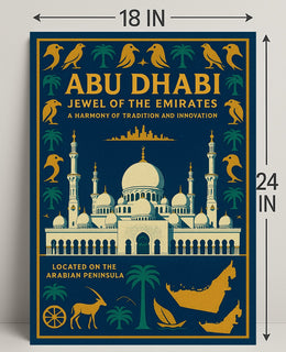 Abu Dhabi Jewel Of The Emirates Poster PosterGoat