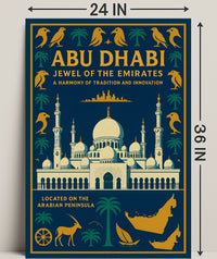 Abu Dhabi Jewel Of The Emirates Poster PosterGoat