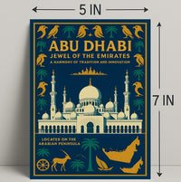 Abu Dhabi Jewel Of The Emirates Poster PosterGoat