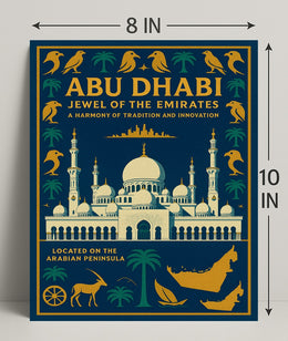Abu Dhabi Jewel Of The Emirates Poster PosterGoat