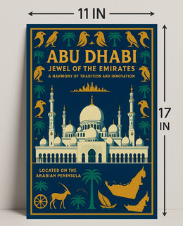 Abu Dhabi Jewel Of The Emirates Poster PosterGoat