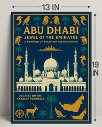 Abu Dhabi Jewel Of The Emirates Poster PosterGoat