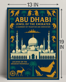 Abu Dhabi Jewel Of The Emirates Poster PosterGoat