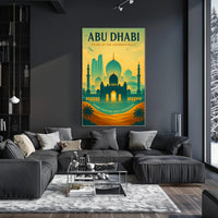 Abu Dhabi Pearl Of The Arabian Gulf Poster PosterGoat