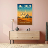 Abu Dhabi The Jewel Of The Emirates Poster PosterGoat