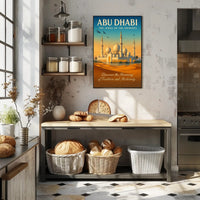 Abu Dhabi The Jewel Of The Emirates Poster PosterGoat