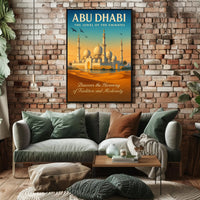 Abu Dhabi The Jewel Of The Emirates Poster PosterGoat