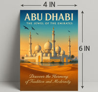Abu Dhabi The Jewel Of The Emirates Poster PosterGoat