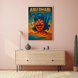 Abu Dhabi The Jewel of the Arabian Peninsula Poster PosterGoat