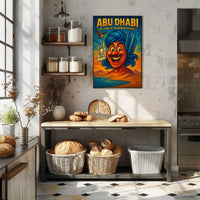 Abu Dhabi The Jewel of the Arabian Peninsula Poster PosterGoat
