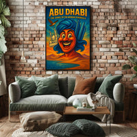 Abu Dhabi The Jewel of the Arabian Peninsula Poster PosterGoat