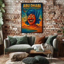 Abu Dhabi The Jewel of the Arabian Peninsula Poster PosterGoat