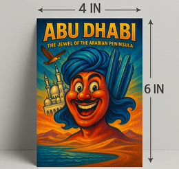 Abu Dhabi The Jewel of the Arabian Peninsula Poster PosterGoat
