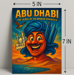 Abu Dhabi The Jewel of the Arabian Peninsula Poster PosterGoat