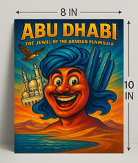 Abu Dhabi The Jewel of the Arabian Peninsula Poster PosterGoat