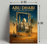 Abu Dhabi The Jewel of the Desert Poster PosterGoat