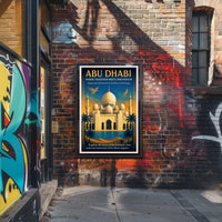 Abu Dhabi Where Tradition Meets Innovation Poster PosterGoat