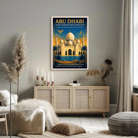 Abu Dhabi Where Tradition Meets Innovation Poster PosterGoat