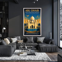 Abu Dhabi Where Tradition Meets Innovation Poster PosterGoat