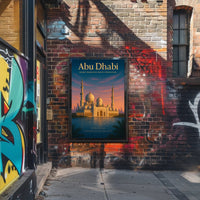 Abu Dhabi Where Tradition Meets Poster PosterGoat
