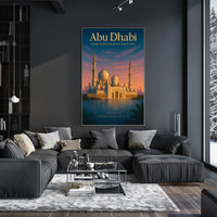 Abu Dhabi Where Tradition Meets Poster PosterGoat