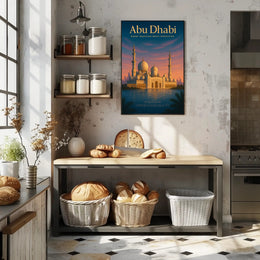 Abu Dhabi Where Tradition Meets Poster PosterGoat