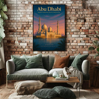 Abu Dhabi Where Tradition Meets Poster PosterGoat