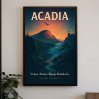 Acadia A Gateway to Tranquility Poster PosterGoat