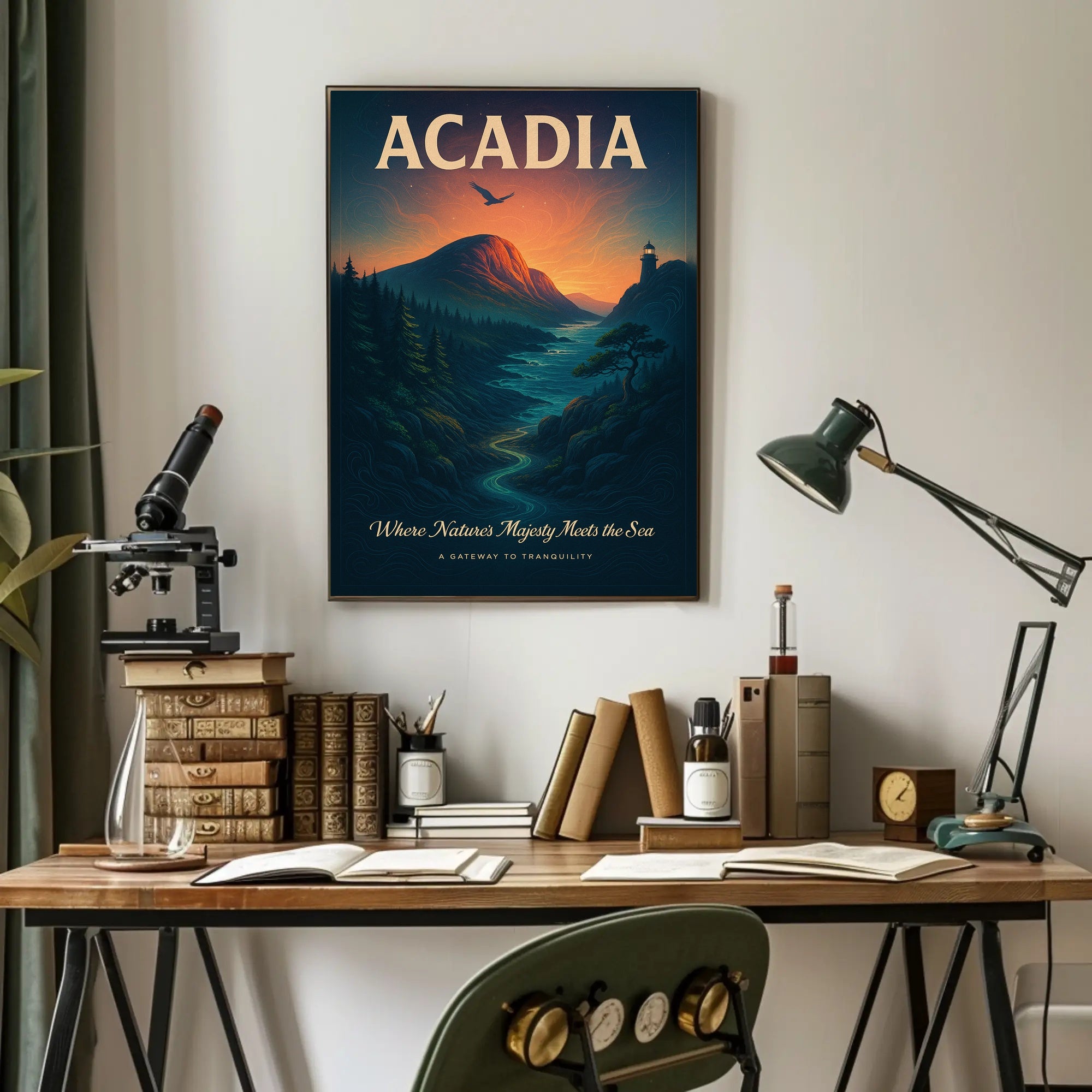 Acadia A Gateway to Tranquility Poster PosterGoat