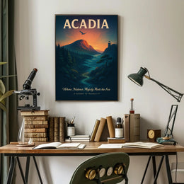 Acadia A Gateway to Tranquility Poster PosterGoat