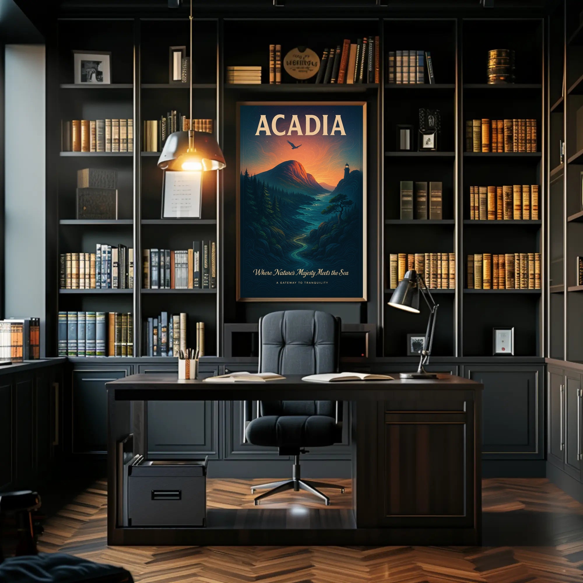Acadia A Gateway to Tranquility Poster PosterGoat