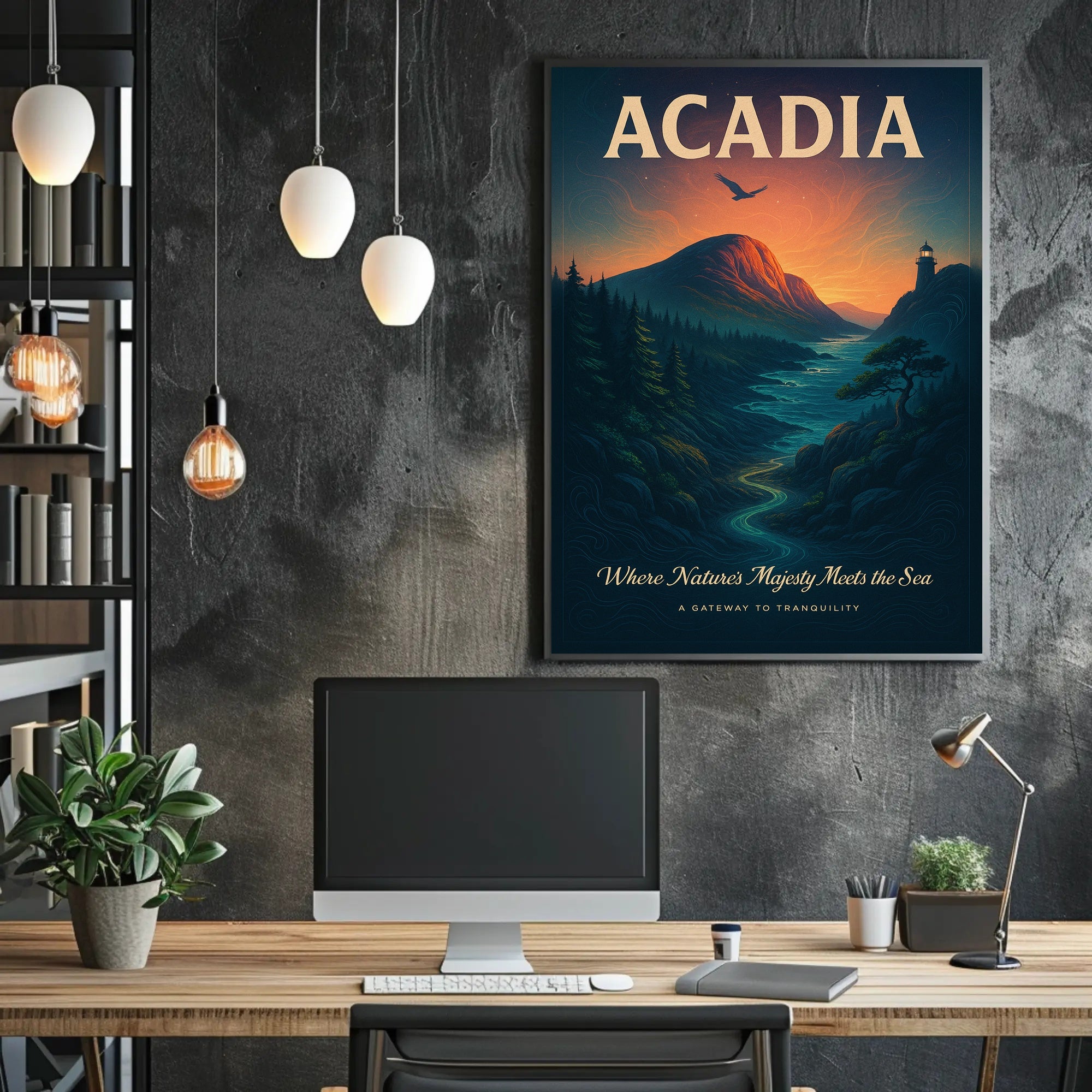 Acadia A Gateway to Tranquility Poster PosterGoat