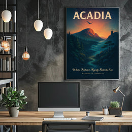 Acadia A Gateway to Tranquility Poster PosterGoat