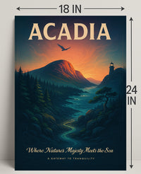 Acadia A Gateway to Tranquility Poster PosterGoat
