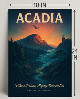 Acadia A Gateway to Tranquility Poster PosterGoat