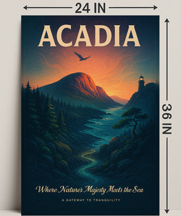 Acadia A Gateway to Tranquility Poster PosterGoat