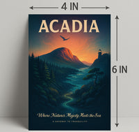 Acadia A Gateway to Tranquility Poster PosterGoat