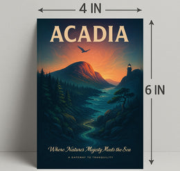 Acadia A Gateway to Tranquility Poster PosterGoat