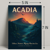 Acadia A Gateway to Tranquility Poster PosterGoat