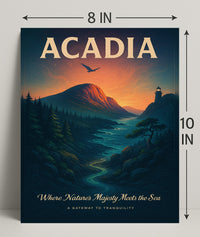 Acadia A Gateway to Tranquility Poster PosterGoat