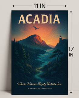Acadia A Gateway to Tranquility Poster PosterGoat