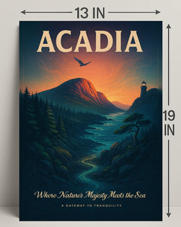 Acadia A Gateway to Tranquility Poster PosterGoat