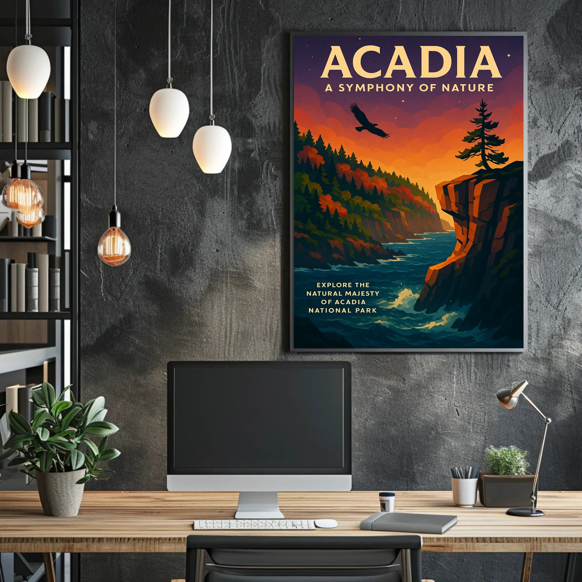Acadia A Symphony of Nature Poster PosterGoat